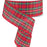 Bright Christmas Tartan Wired Ribbon - 2 1/2" x 50 Yards