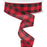 Buffalo Plaid Wired Christmas Ribbon - 1 1/2" x 50 Yards