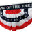 Land of The Free Patriotic Bunting Banner - Large 3 ft by 6 ft