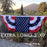 Patriotic Bunting Banner American Flag - 3' x 9' Pleated Fan Flag