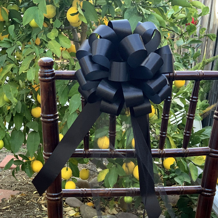 black halloween bows