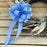 blue wreath bows 