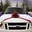 14 inch car bow in metallic burgundy