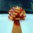Large 14" Metallic Copper Orange Bow - Car Gift Door Halloween Christmas Decor