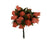 Coral Artificial Silk Mini Roses - 12 Dozens, 144 Rosebuds Total