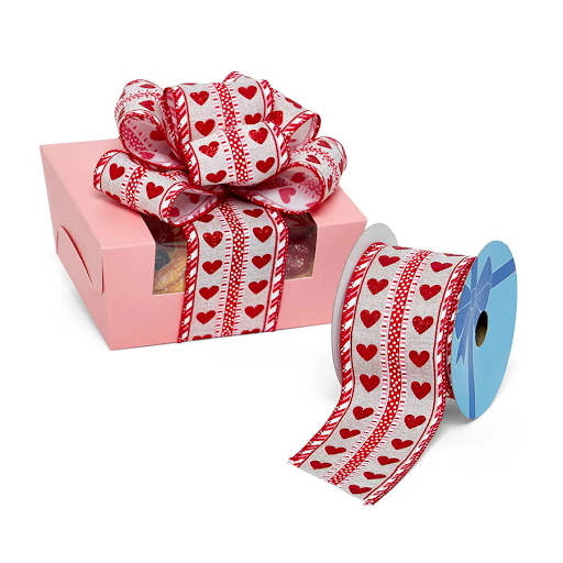 lovely-wired-edge-valentine's-day-ribbon