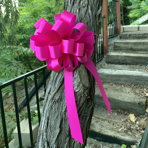 decorate trees in hot pink for your sweet 16 party