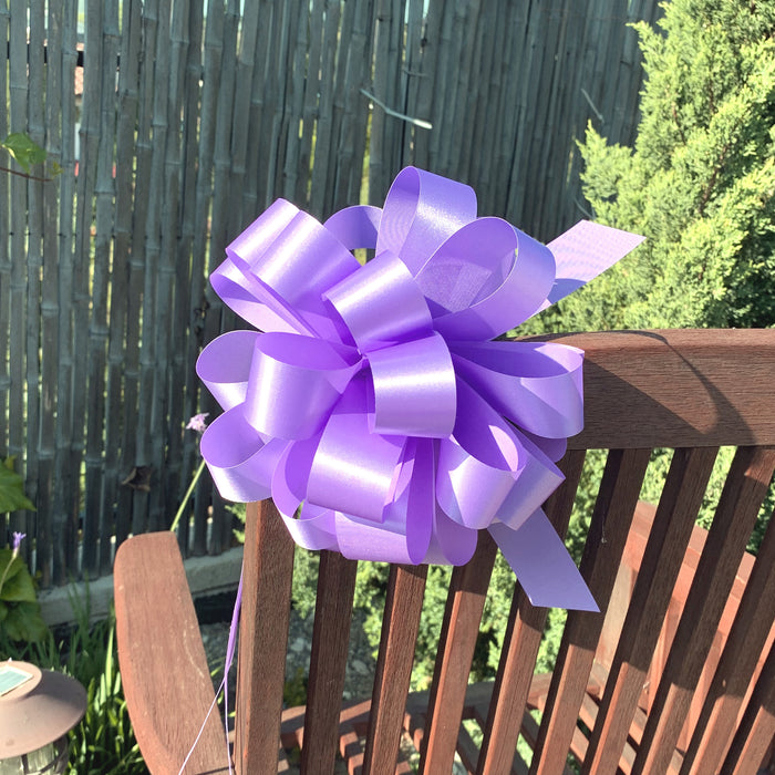 lavender pull bow for decorating garden for easter  egg hunt