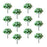 Mint Green Artificial Silk Mini Roses - 12 Dozens, 144 Rosebuds Total