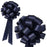 6 Navy Blue 8" Pull Bows, Memorial Day, Gift Baskets, Support Our Police Ribbon, Thin Blue Line