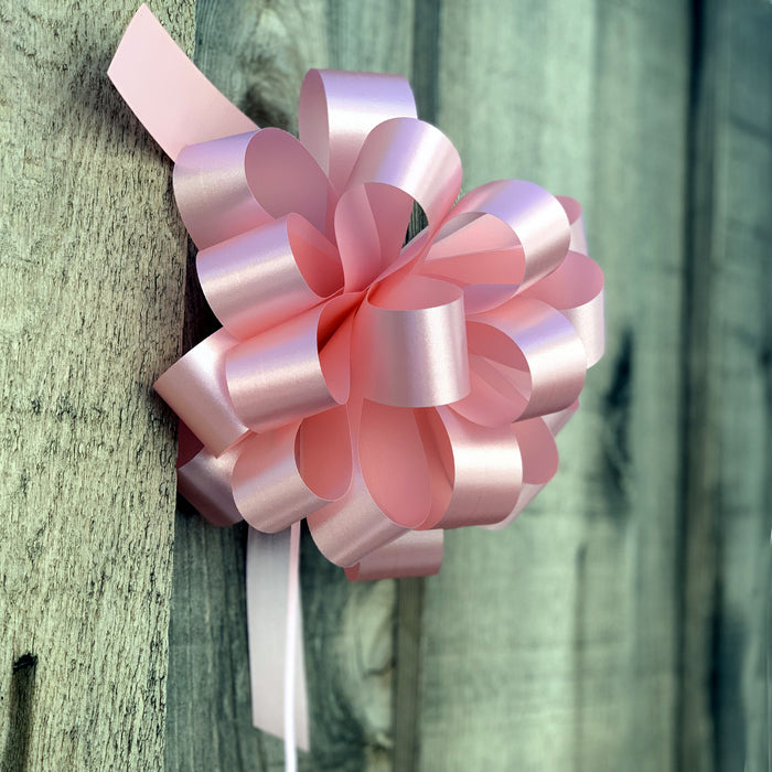 light pink bow for baby shower party
