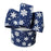 Royal blue Christmas ribbon with white snowflakes
