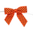orange-pre-tied-bows-with-black-polka-dots