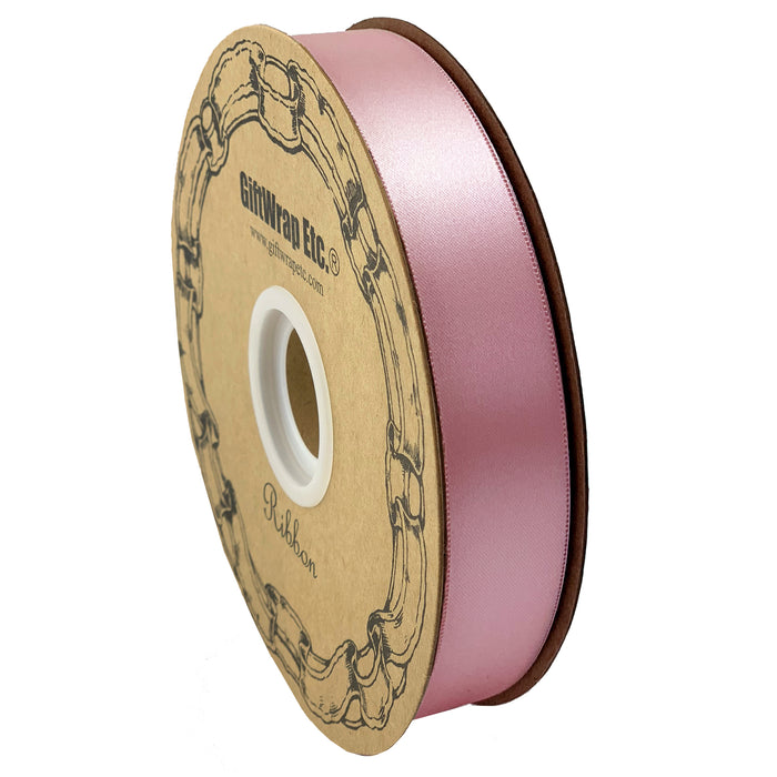 Pink Satin Fabric Decorative Ribbon - 1" x 100 Yards