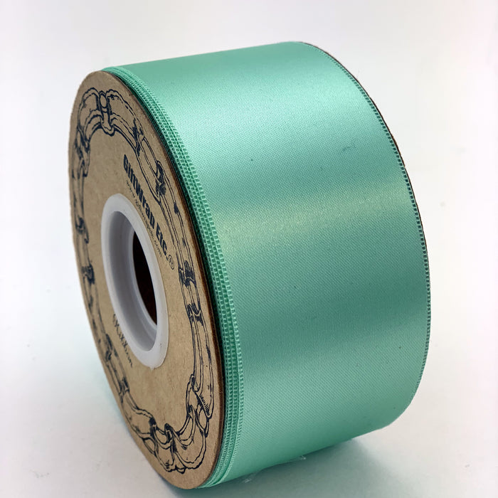 Mint Green Satin Fabric Ribbon - 2" x 50 Yards