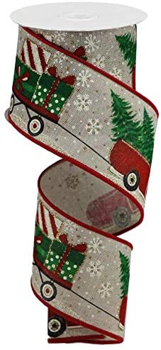 christmas-tree-truck-wired-ribbon
