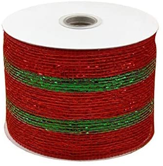 metallic-red-green-deco-mesh