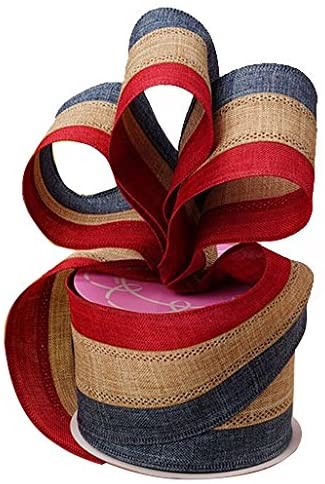 rustic-red-white-blue-wired-edge-ribbon