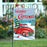 Merry Christmas Pickup Truck Garden Flag - 12" x 18"
