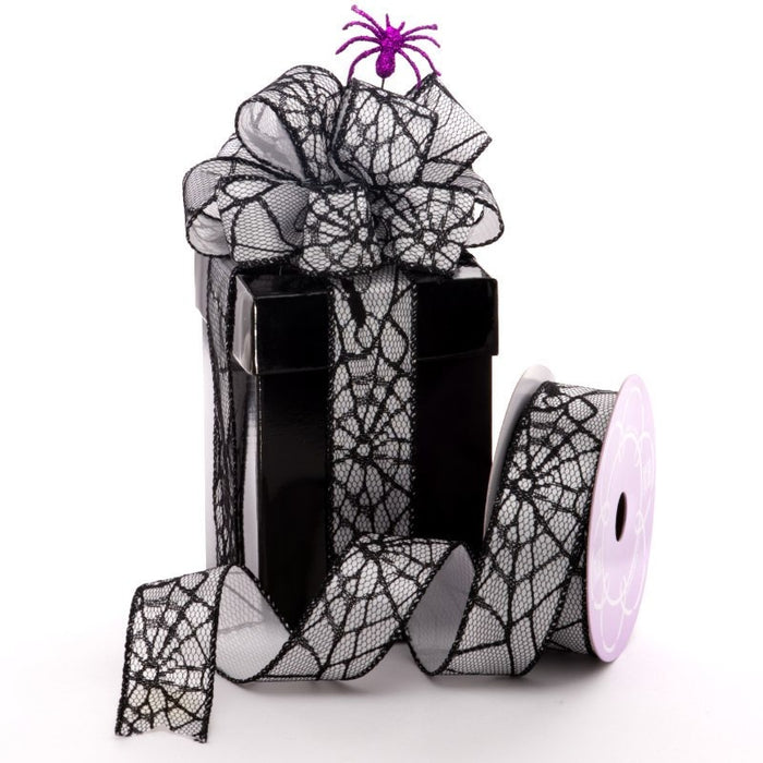halloween-black-spider-web-ribbon