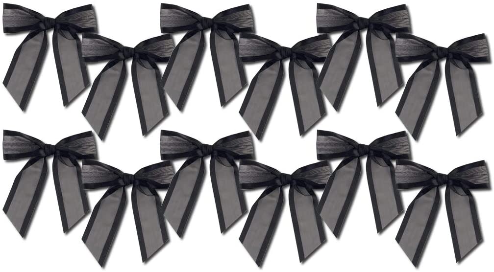 12-black-party-favor-bows-for-christmas