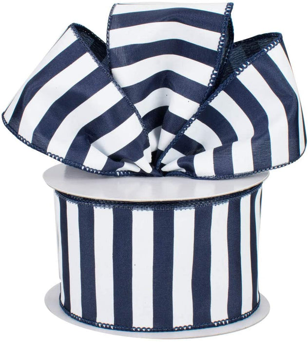 vertical-white-navy-blue-striped-christmas-tree-ribbon