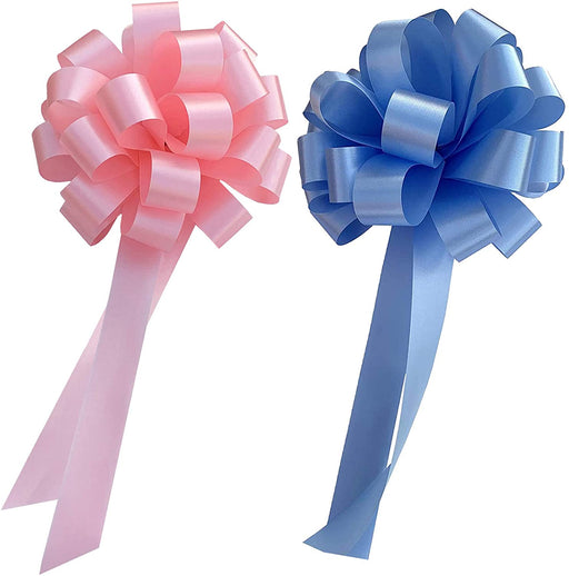 Gender Reveal-Baby Pink-Baby Blue-Bows