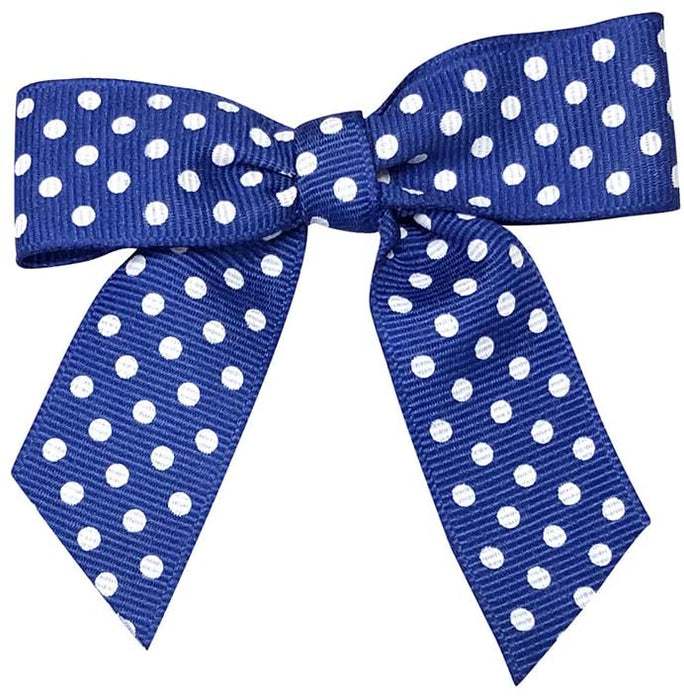 royal-blue-and-white-polka-dot-pre-tied-bows