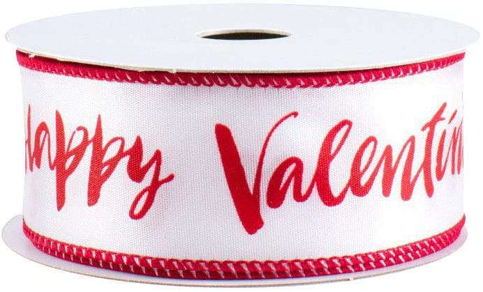 happy-valentine's-day-wired-edge-ribbon