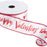 Happy Valentine's Day Wired Ribbon - 1 1/2" x 10 Yards