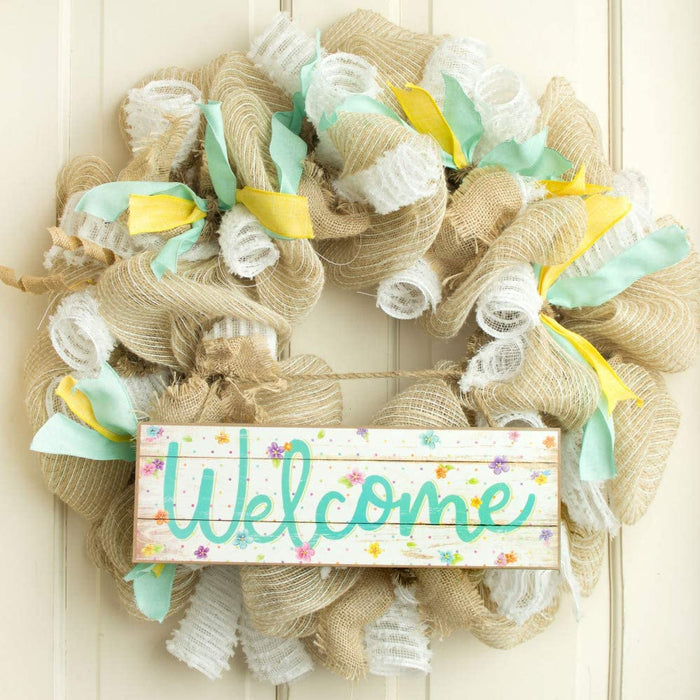 pastel-flowers-wooden-easter-welcome-sign