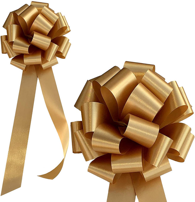 gold wedding bows-reception-anniversary