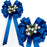 cornflower-blue-wedding-bows-with-white-rosebuds