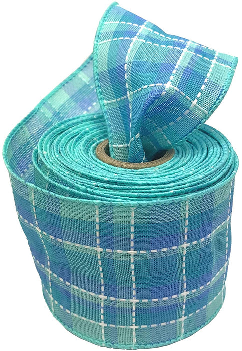 spring-plaid-wired-ribbon