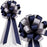 navy-blue-and-silver-bows-with-tulle-tails