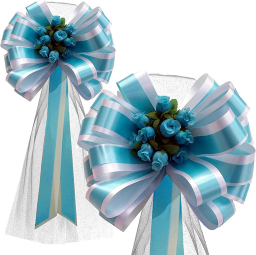 wedding-bows-with-rosebuds