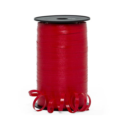 Red Crimped Christmas Curling Ribbon - 500 Yards Roll, 3/16 Wide —  GiftWrap Etc