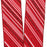 Candy Cane Wired Christmas Ribbon - 2 1/2" x 10 Yards, White Red Peppermint Striped