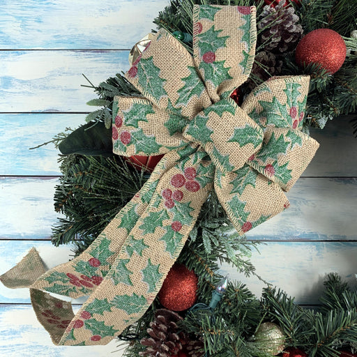 mistletoe-burlap-wreath-bow