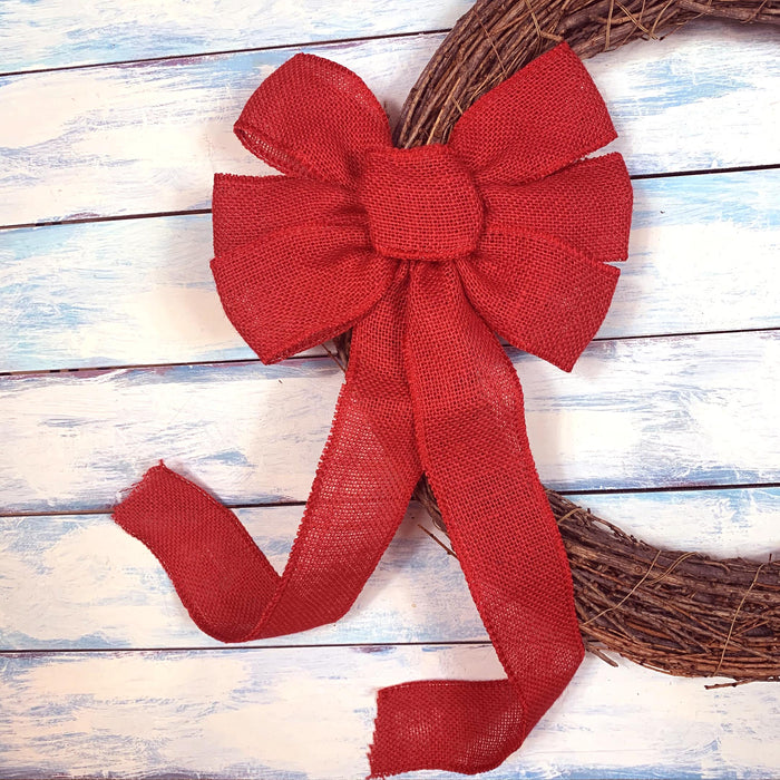 red-burlap-bow