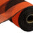 Orange & Black Striped Deco Mesh - 10" x 10 Yards