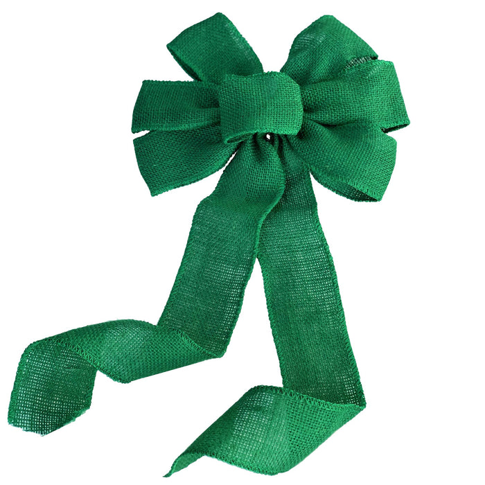 emerald-green-burlap-christmas-wreath-bow