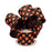 Orange & Black Halloween Polka Dot Ribbon - 2 1/2" x 10 Yards