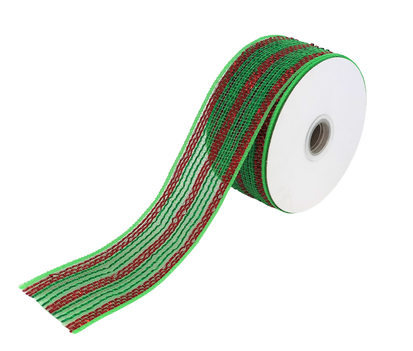 emerald-green-red-striped-christmas-ribbon