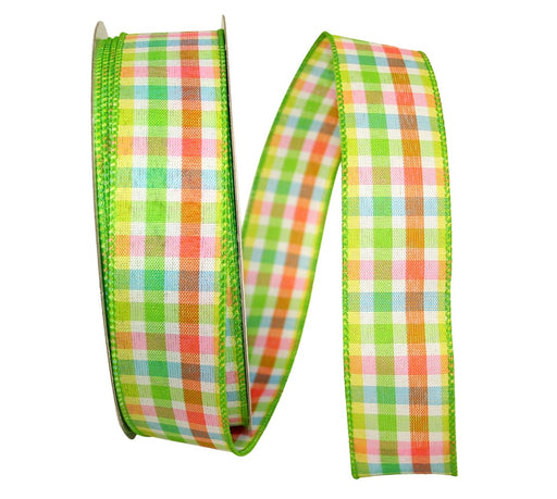 easter-gingham-wired-edge-ribbon