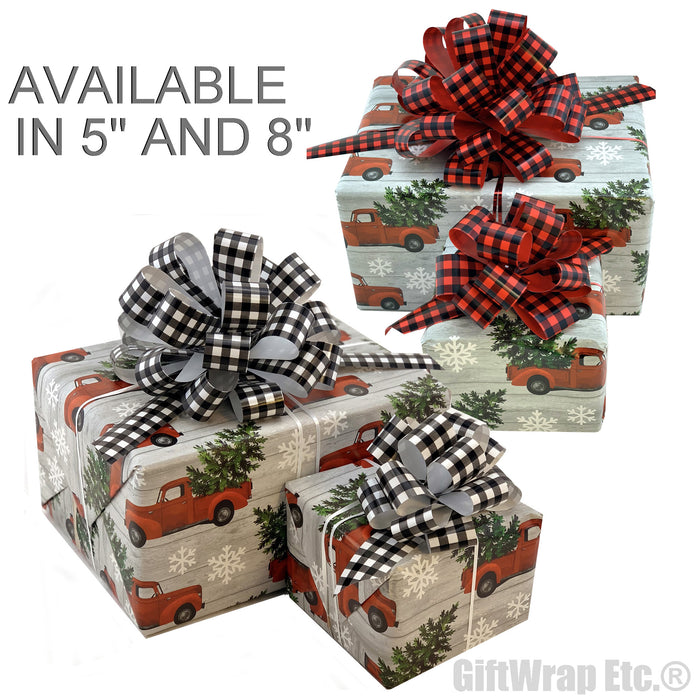 checkered-gift-bows
