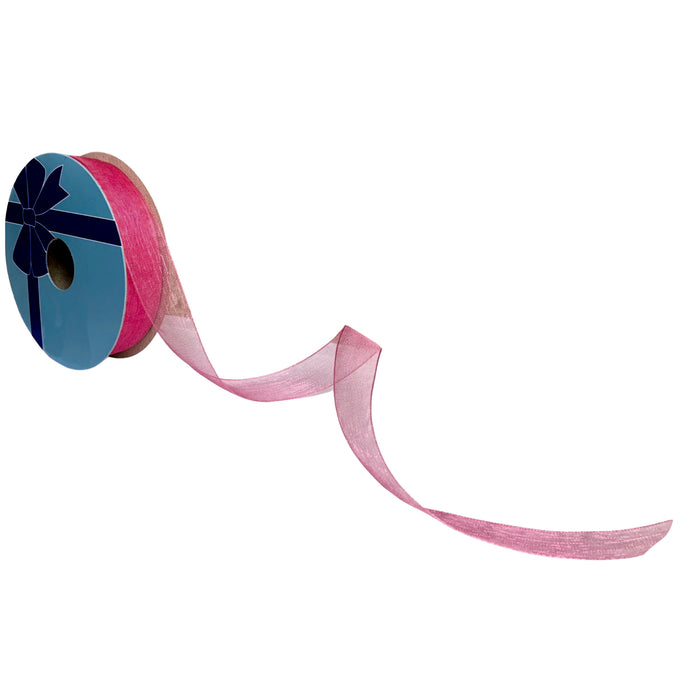 fuchsia-pink-sheer-ribbon