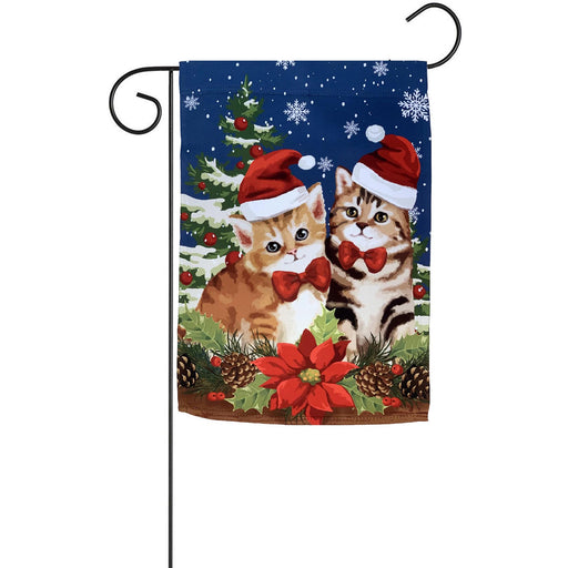 christmas-kittens-garden-flag