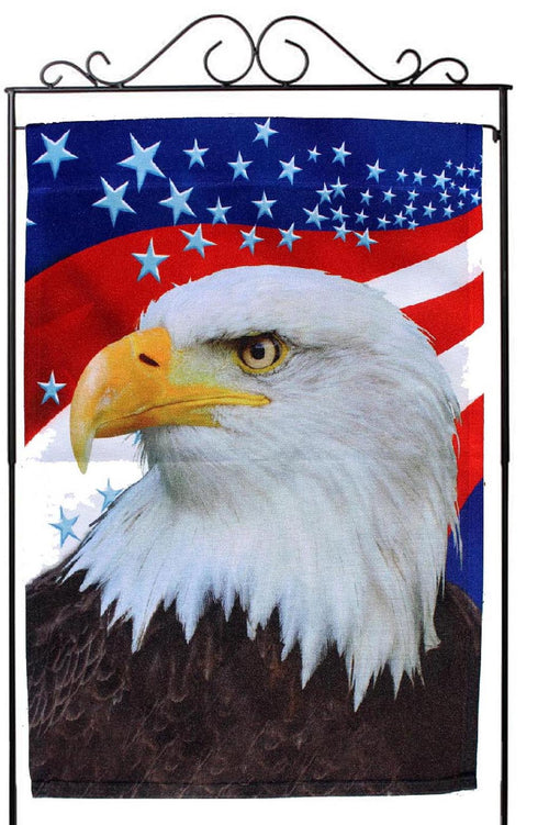 american eagle-garden flag