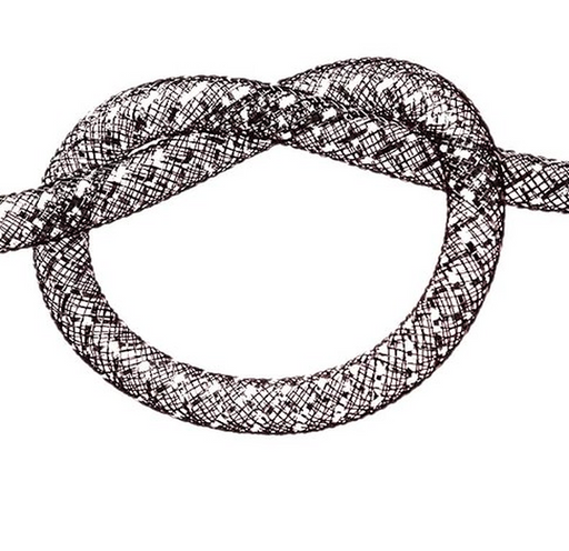 black-deco-mesh-tubing-ribbon